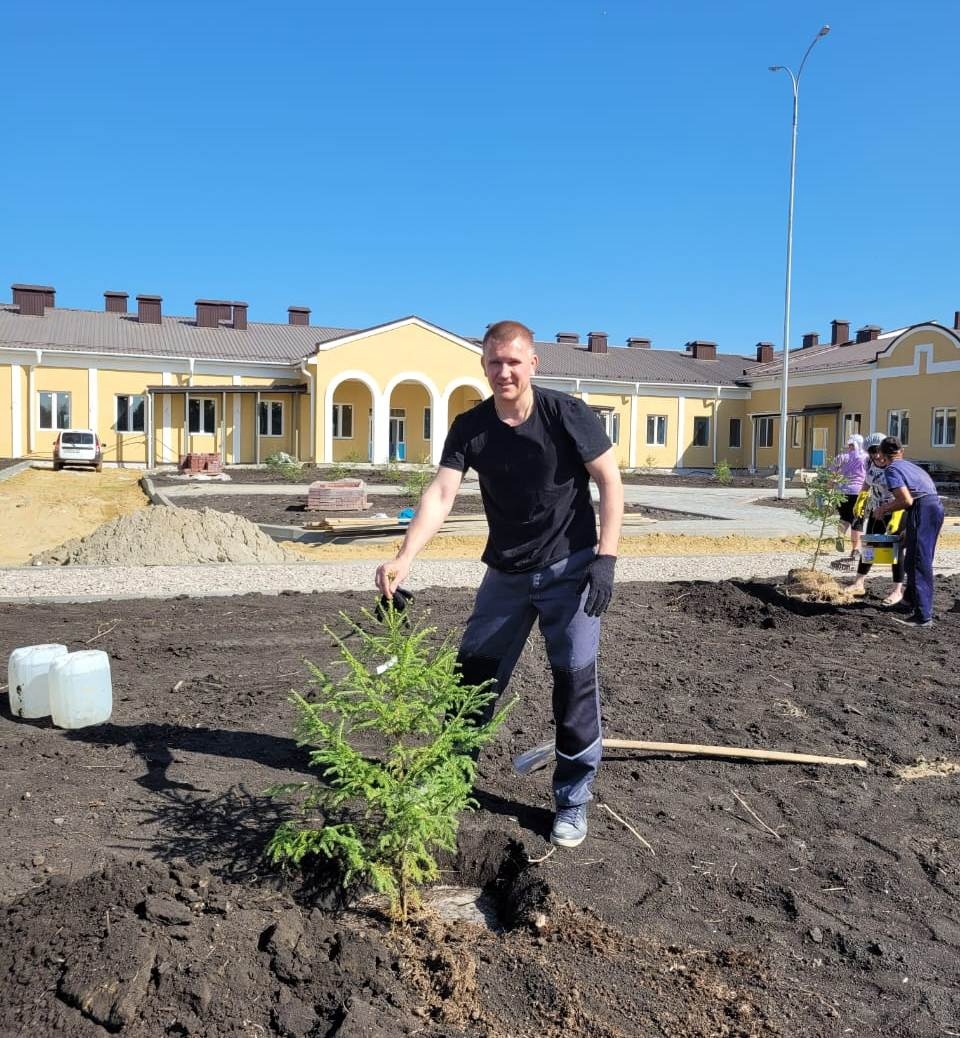 Благоустройство нового корпуса «Спутника»