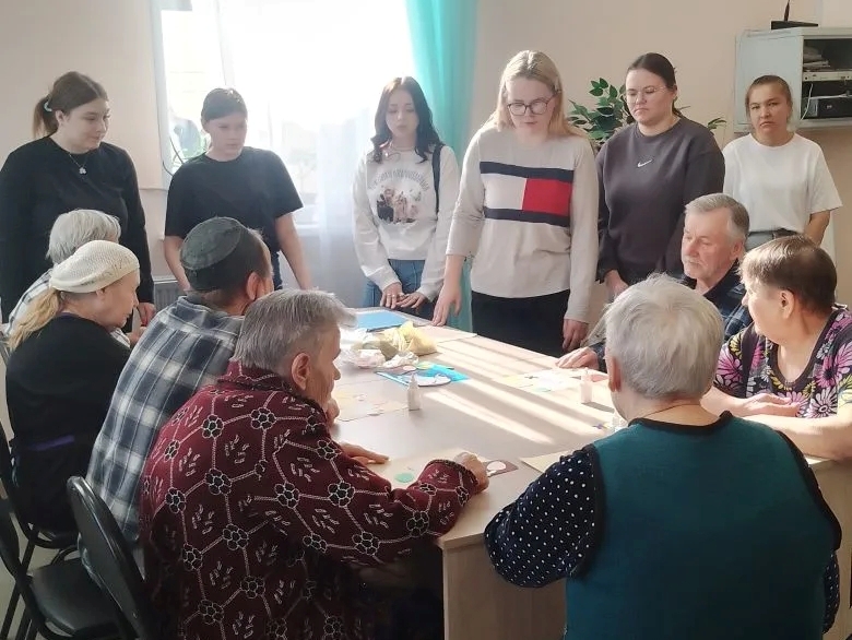 У нас в гостях студенты.