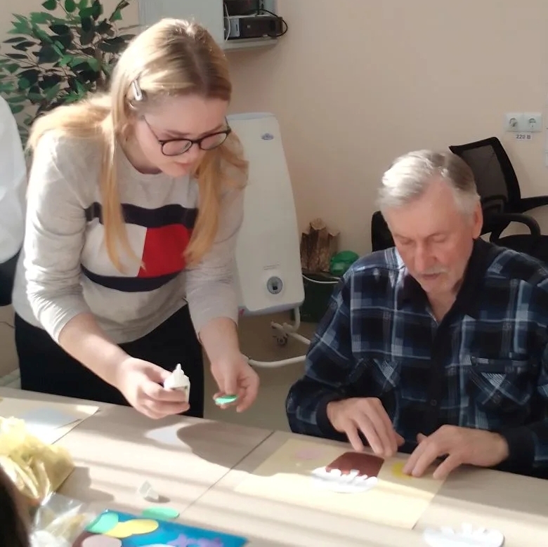 У нас в гостях студенты.