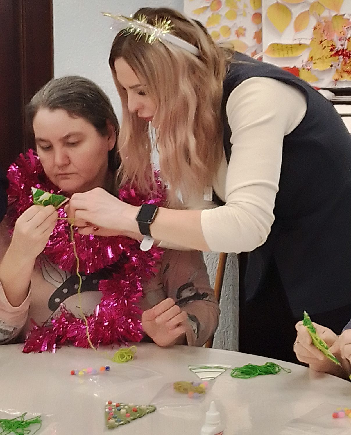 Новогодняя ёлочка в красивом наряде.   